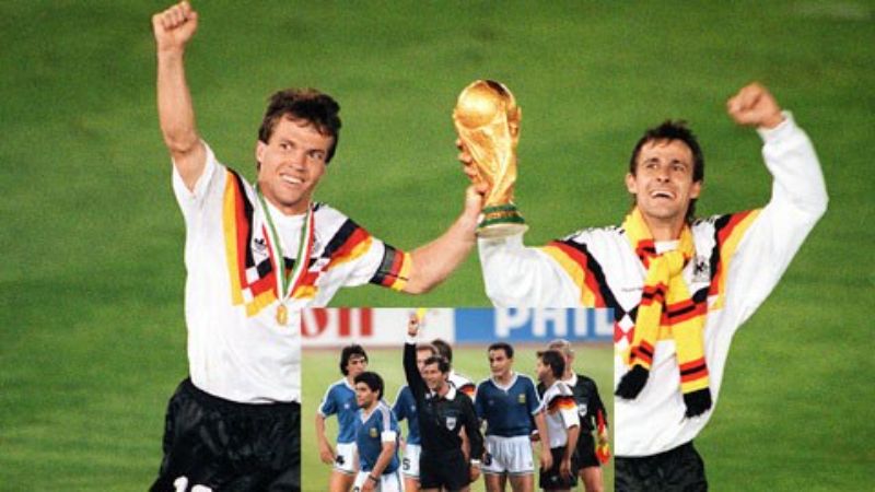 Đội tuyển Đức ăn mừng sau khi giành chức vô địch world cup