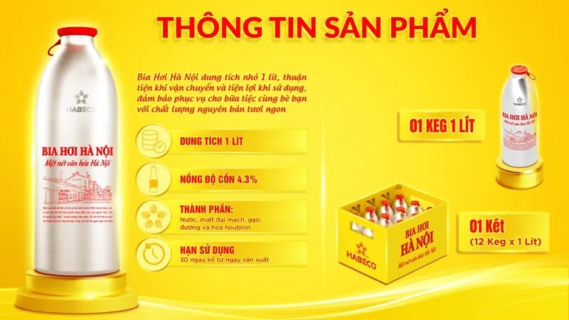 Bia hơi Hà Nội thường có vị nhẹ, dễ uống, phù hợp với các buổi gặp mặt đông người và chi phí tiết kiệm.